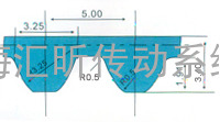 Continental ContiTech马牌圆弧齿同步带规格.型号、尺寸表 STPD/STS S5