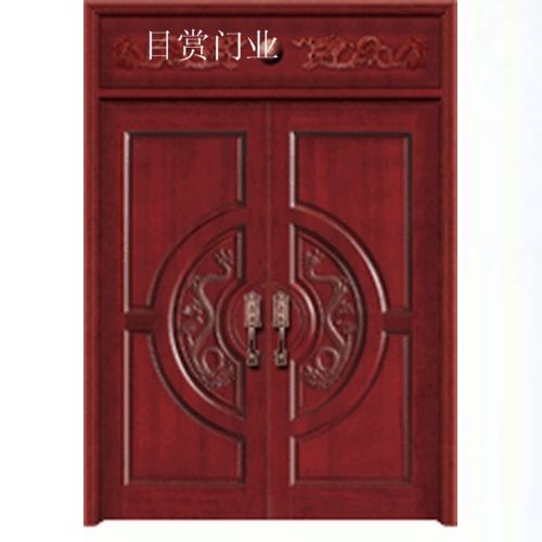 南京实木雕花套装门