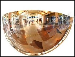 亚克力半球面镜，安全凸面镜，反射镜