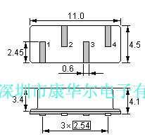 陶瓷谐振器SMD、7.2*3.4、3.7*3.1陶瓷晶振