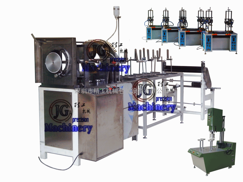 全自动圆筒胶水机更信赖精工全自动圆筒机