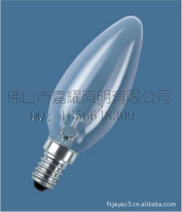 供应欧司朗 CLAS 40W尖光泡 OSRAM烛光泡