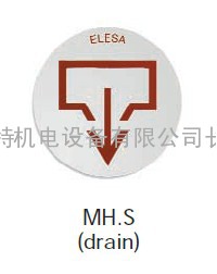 ELESA原创设计油塞带图形符号贴片MH.