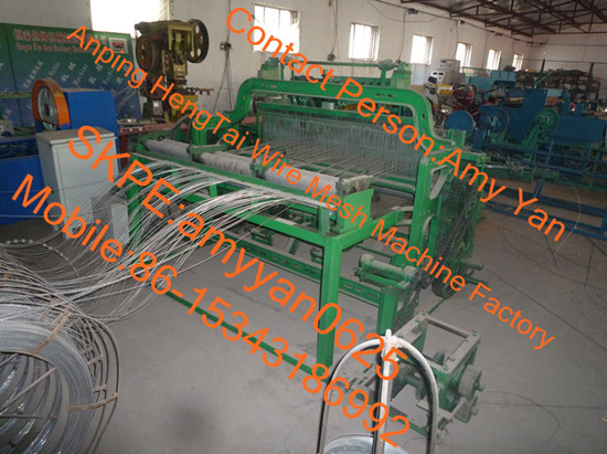 Full Automatic Crimped Wire Mesh Weaving Machine