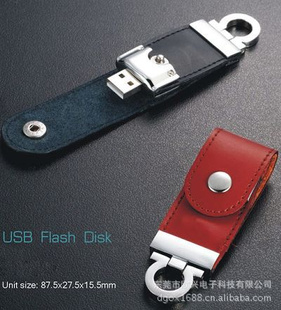 USB2.0皮革系列礼品U盘 1GB~32GB