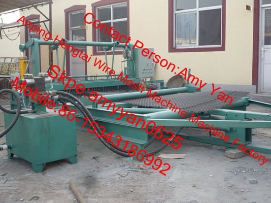 Semi Automatic Crimped Wire Mesh Machine