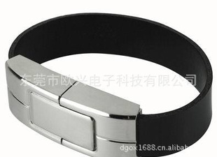 leather USB drive 真皮套u盘 手镯u盘 手链u盘