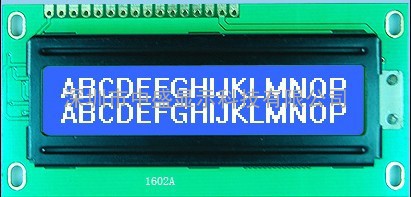 条码标签打印1602字符点阵LCD液晶显示屏模块