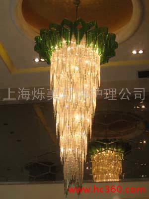 上海优质壁灯水晶灯安装清洗？上海烁美灯饰护理公司告诉