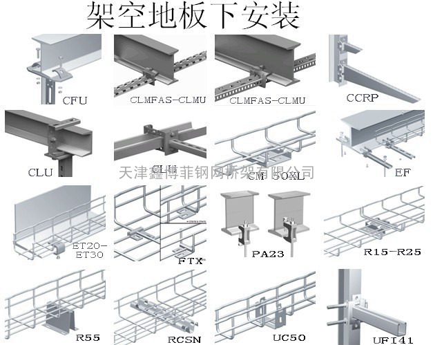 网格式桥架连接件