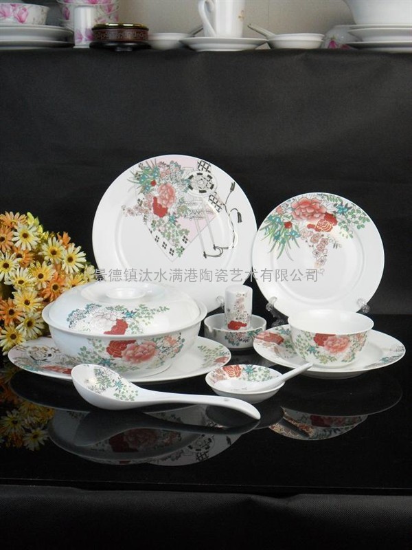 中国一线品牌日用陶瓷礼品陶瓷套装
