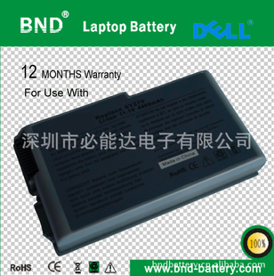 戴尔笔记本电池D600、11.1V、4800mAh、6芯