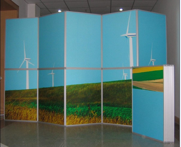 折叠屏风，广州折叠屏风，折叠展架，可移动屏风