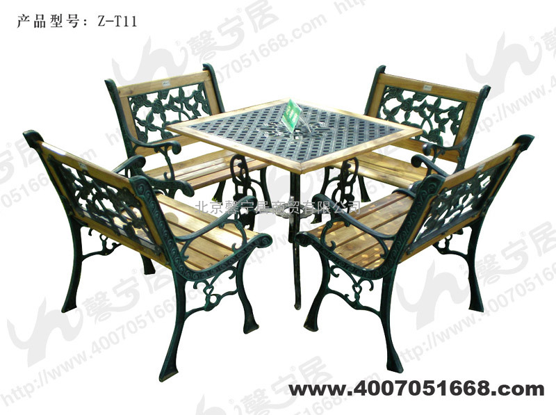 铸铁桌椅，铁艺桌椅，庭院桌椅