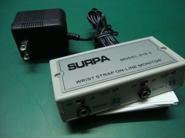 SURPA 518-2静电手腕带在线监测仪/静电手环报警器（双工位）