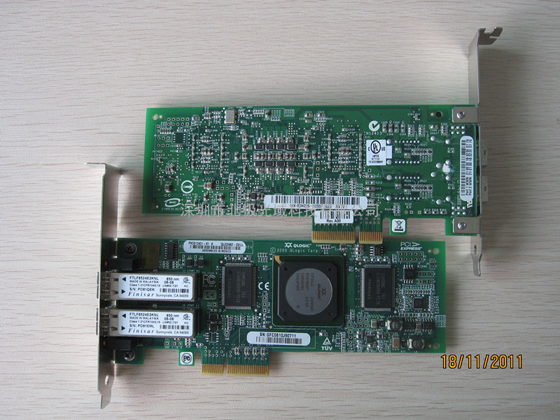 QLE2462原装qlogicQLE2462 PCI-E 4GB双通道HBA卡