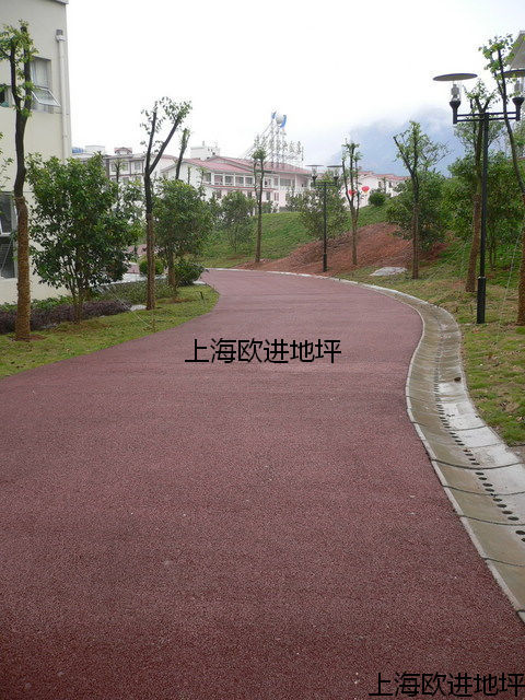 上海彩色生态透水路面 上海透气混凝土地坪地面施工