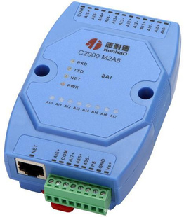 模拟量转TCP/IP，模拟量转以太网，模拟量（4-20MA/0-5V）转RJ45