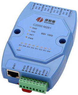 开关量转RJ45，开关量转TCP/IP，开关量转以太网，远程开关量