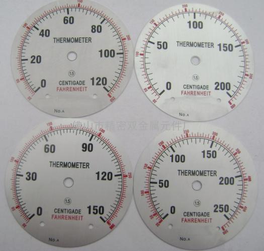 双刻度标牌