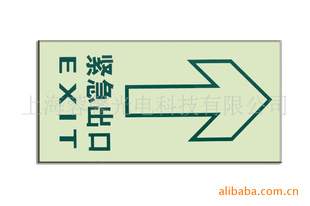 供应埋地式自发光指示牌【超市商场专用自发光疏散指示牌】地砖