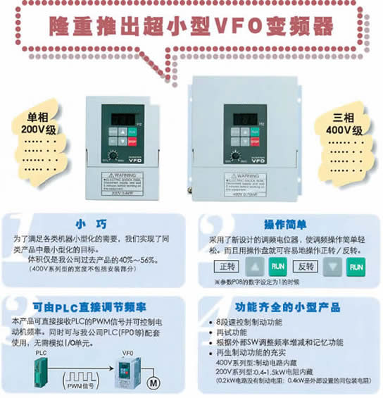 松下变频器AVF100-0374全国总经销