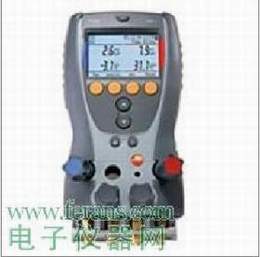 testo 560-1，制冷系统歧管仪，带真空度测量，铜制接口，出厂报告和电池。