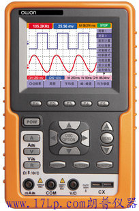 60M手持数字示波器HDS2062M|利利普OWON HDS2062M手持示波表