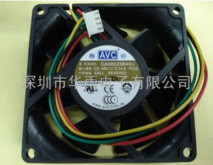 AVC DA08025B48U DC48V 8025风扇