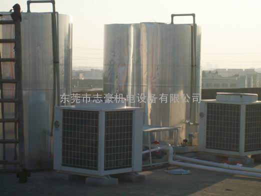 供应厂房安装空气能热水器