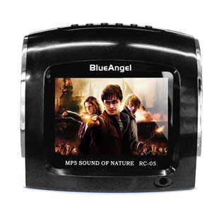 蓝天使RC-05视频 电子书 游戏MP4 MP5 遥控2G内存3.5寸屏音响音箱
