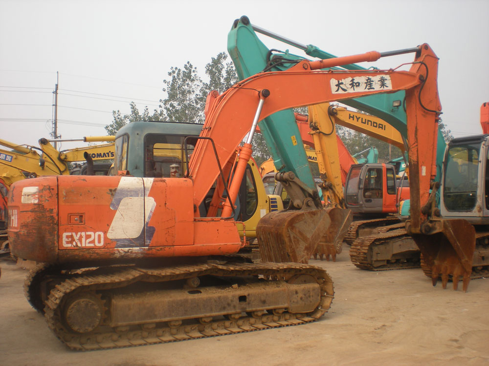 used hitachi excavator ex120-3 original made in Ja