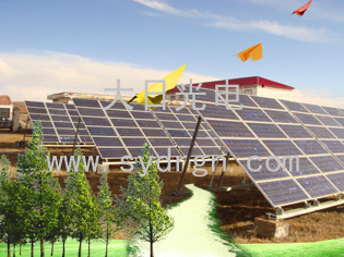太阳能发电机—10KW大型太阳能集中发电机