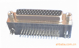 HDR 44P 母8.89叉锁 D-SUB VGA PCB 插板连接器