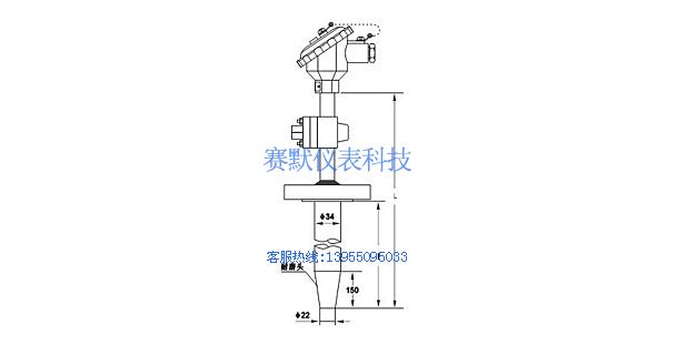 耐磨阻漏热电偶批发-耐磨阻漏热电偶【安徽赛默】拼搏创新，同创一流