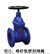 Z45X-10暗杆软密封闸阀