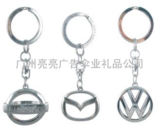广州汽车促销广告礼品金属钥匙扣