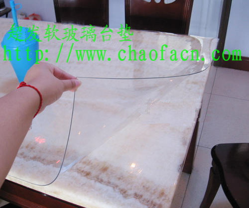 PVC透明软质水晶板塑料台垫