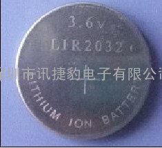 LIR2032 3.6V锂离子电池 生产厂家