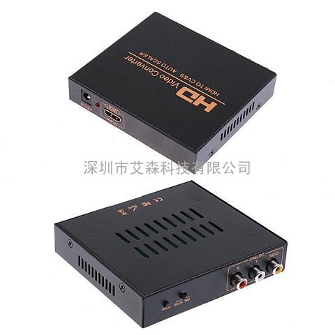 HDMI转AV,HDMI to 3RCA,hdmi adapter