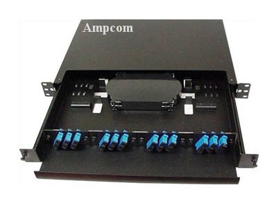 香港安普康光纤盒 LC SC光纤配线架 质量媲美 康普 AMP安普 光纤盒