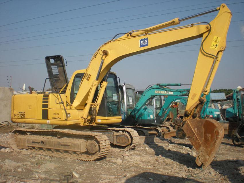 used komatsu pc120-6 excavator-0086-13564850705