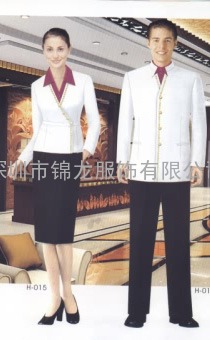订做2012新款女式酒店服装，女式宾馆职业装，女式酒店工作服