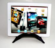 Aluminum BookArc Tabletop Stand for iPad