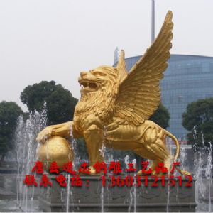 喷泉铜雕进忠生产各种装饰喷泉的工艺品铜雕