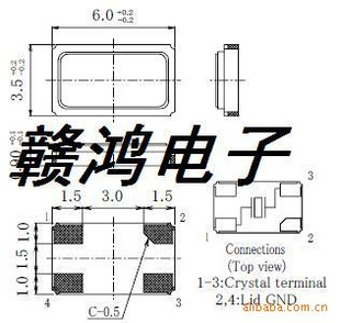 KDS石英晶体、DSX151GL进口贴片晶振