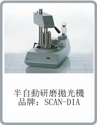 德国SCAN-DIA品牌33065型半自动研磨抛光机