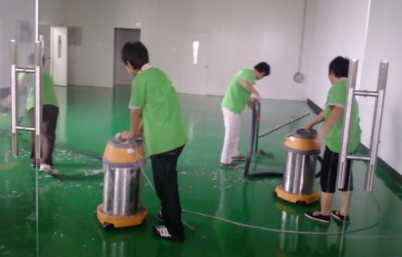 上海专业厂房保洁 地坪清洗 PVC地面清洗上蜡 环氧地坪清洗