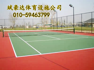 内蒙古网球场，呼和浩特网球场施工，网球场专业建设