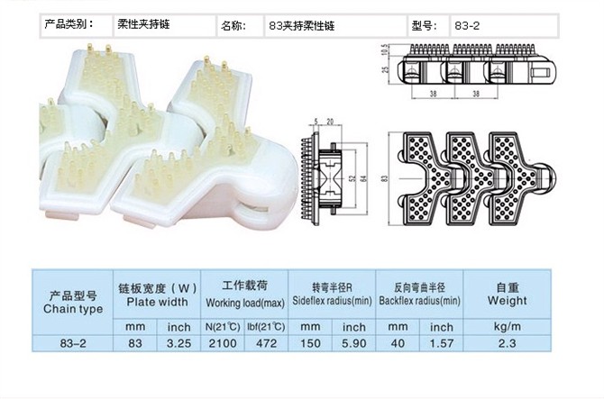 加胶毛针齿形链